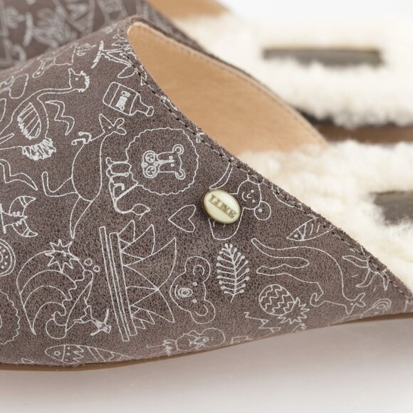 Australia Luxe Collective Womens Marcos Mule Size 8 Gray Suede Sherpa Slippers - Picture 7 of 16